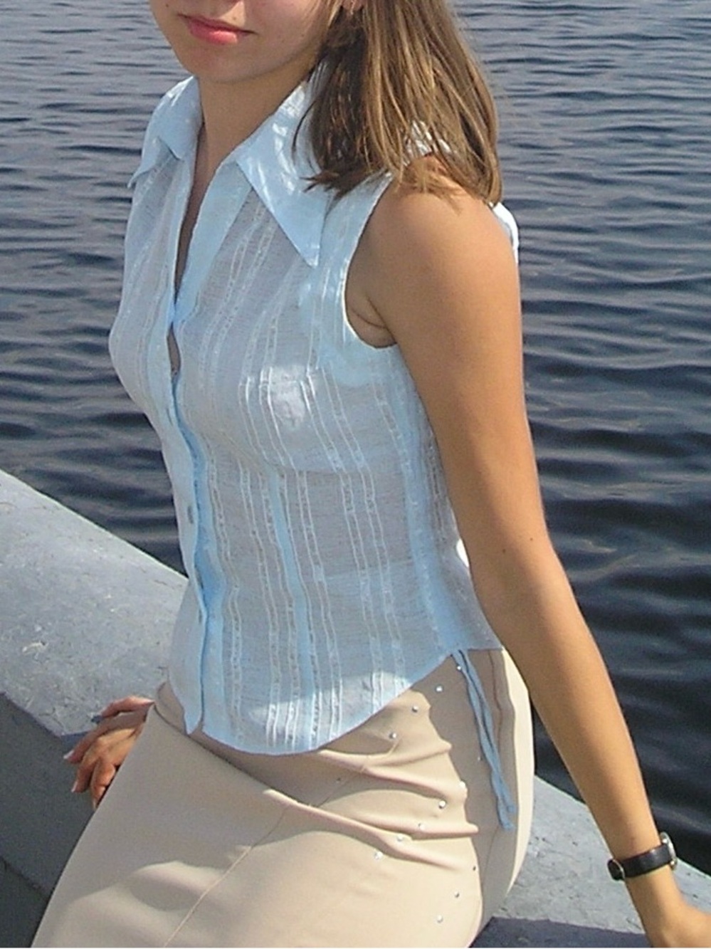 Sleeveless Lightweight Breathable Shirt - XS